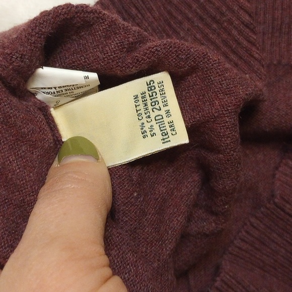 L.L. Bean | Purple Turtleneck Sweater - Picture 3 of 3